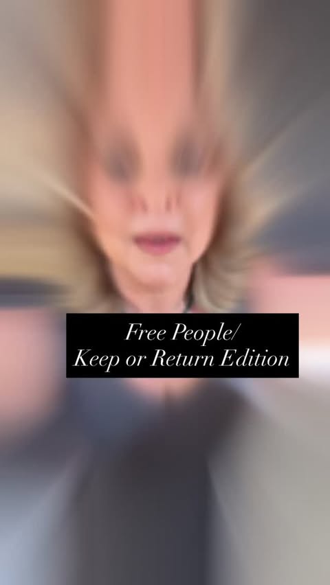 Instagram post by @michellekingkeenan for Free People. Caption reads: Comment FREE for link #midsize #keeporreturn....