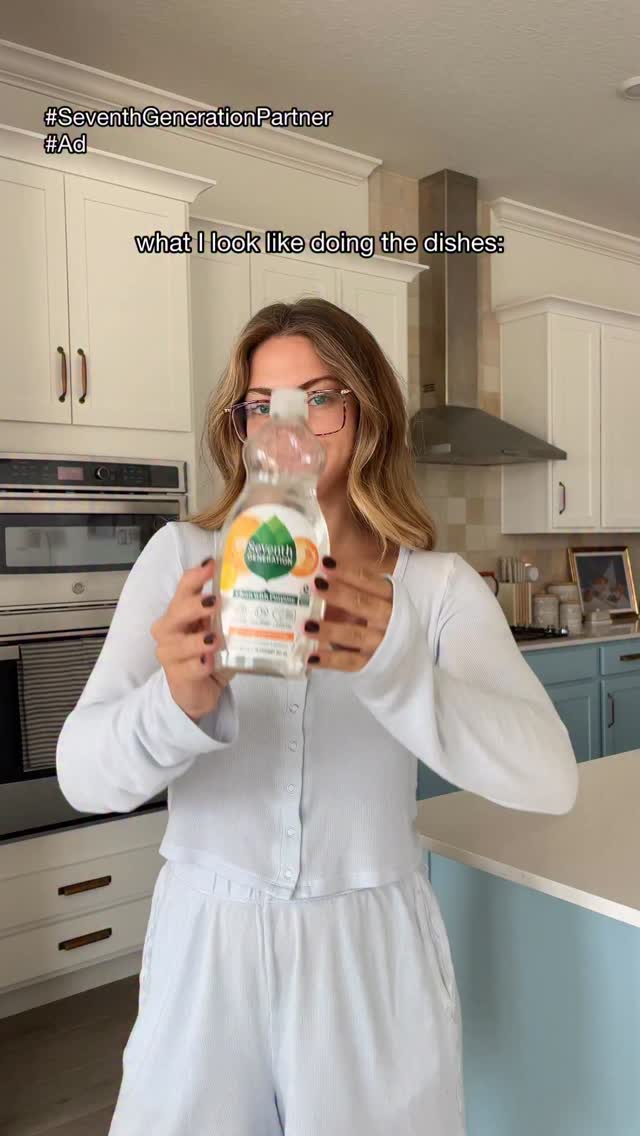 Instagram post by @cass.spinelli for Seventh Generation. Caption reads: #SeventhGenerationPartner #TargetPartner #AD Clean....