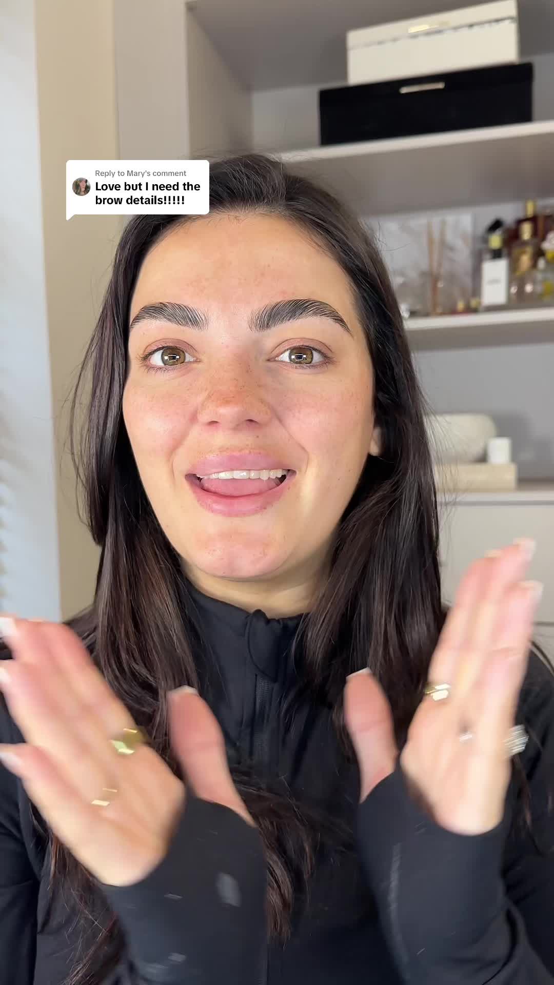 TikTok post by @caitlynlendrum for By Caitlyn. Caption reads: Replying to @Mary all products are : @By Caitlyn....