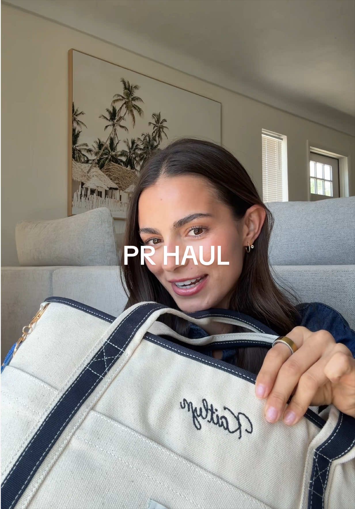 TikTok post by @kaitcassity for Abercrombie & Fitch. Caption reads: [...] best surprise ever TY x a million....