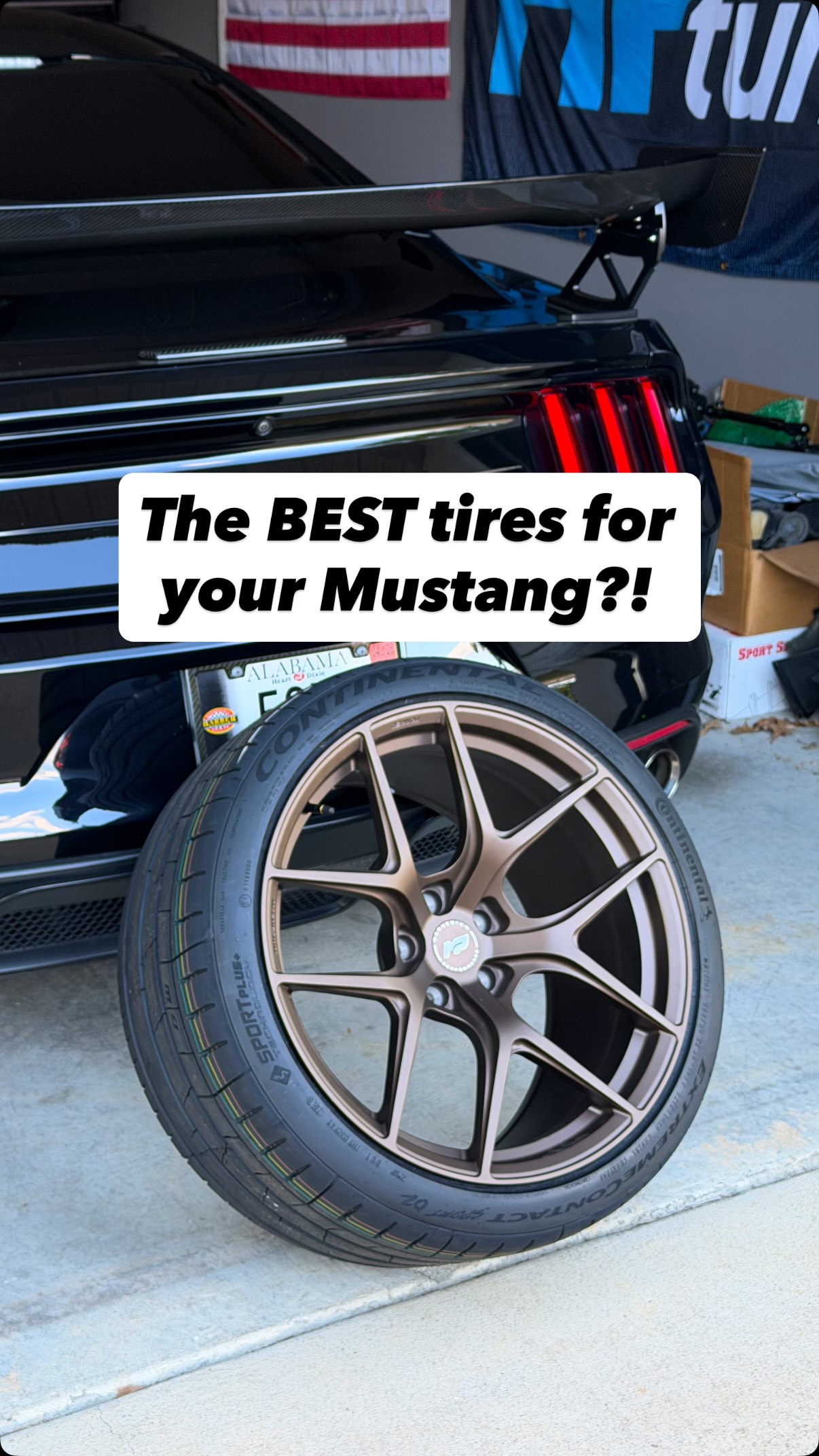 Instagram post by @dariogirnus for Continental Tire. Caption reads: These tires RIP!🛞💨
I just got a brand new set of....