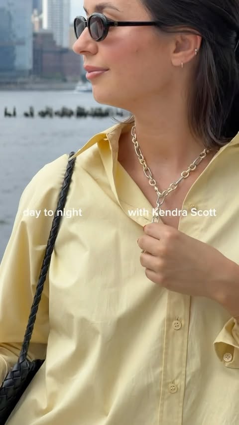 Instagram post by @kelseykotzur for Kendra Scott. Caption reads: jewels: day to night ✨@kendrascott....