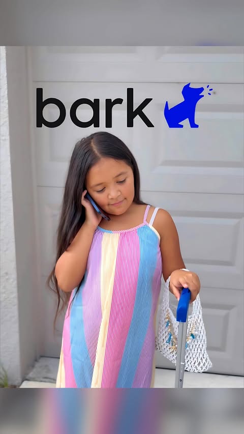 Instagram post by @ultimategirlmom for Bark. Caption reads: [...] this felt like the right time. The Bark....