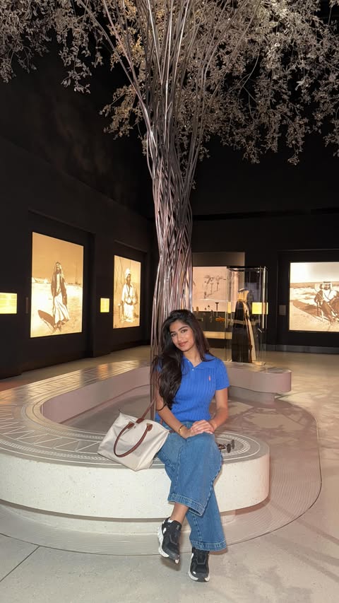 Instagram post by @danaealali for Visit Abudhabi. Caption reads: Fell in love with Abu Dhabi again and again....