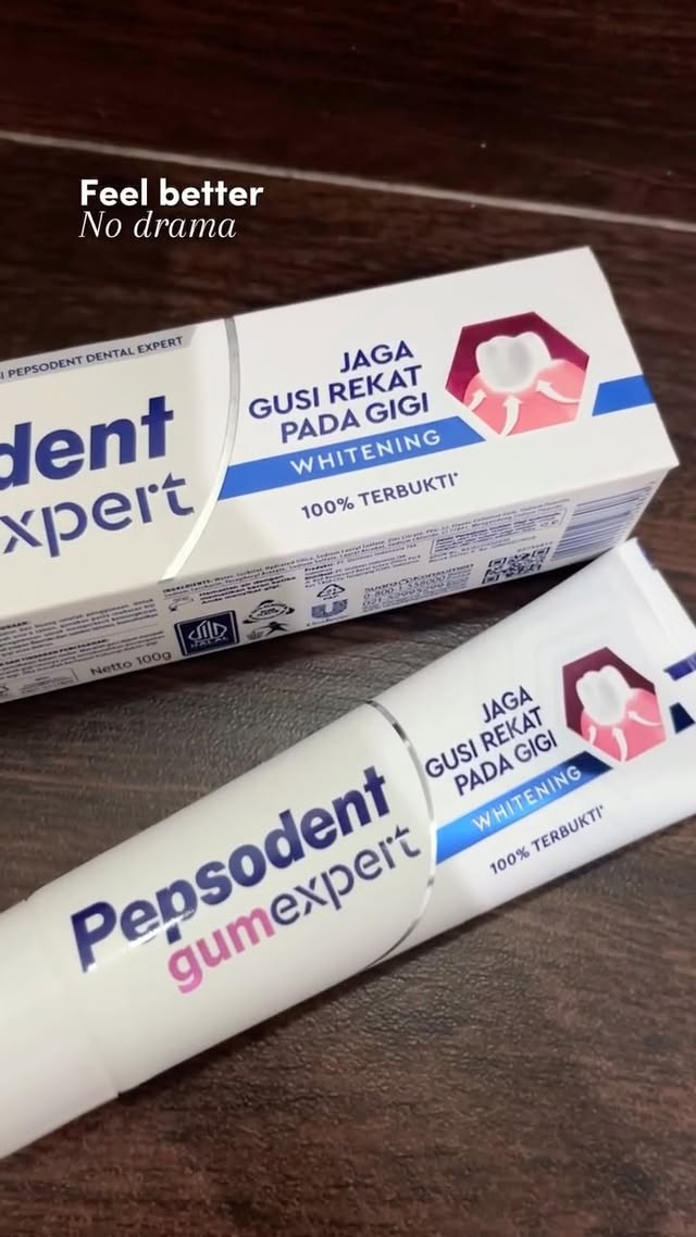 Instagram post by @tifanitiraa for Tanya Pepsodent. Caption reads: Masalah gusi gabisa dibiarin penting banget pilih....