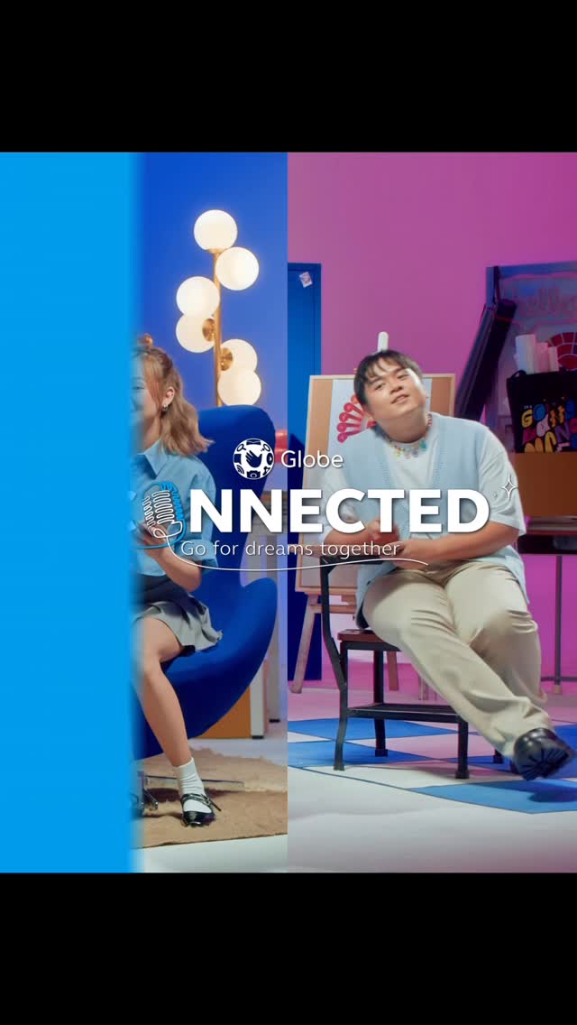 Instagram post by @bini_ph for Globe Telecom. Caption reads: Architect? Designer? Artist? 🤔 Juaquin plays....