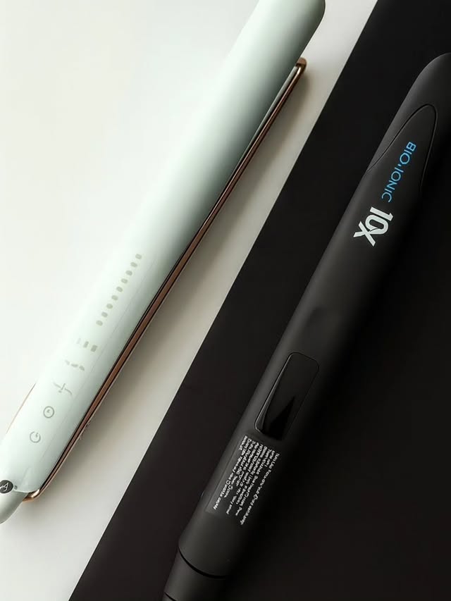 Instagram post by @try_with_me_dc for Bio Ionic. Caption reads: Two straighteners, one verdict: both are flawless.....
