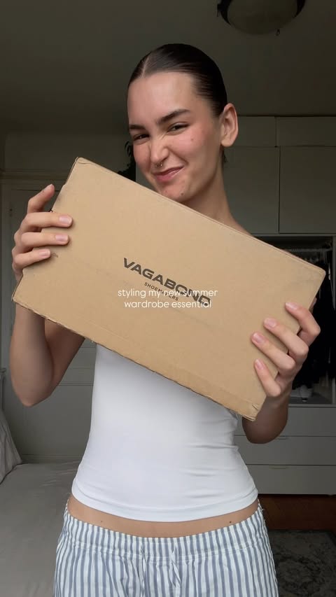 Instagram post by @cmondiana for Vagabond Shoemakers. Caption reads: New shoes - new life ✨ @vagabondshoemakers *gifted....