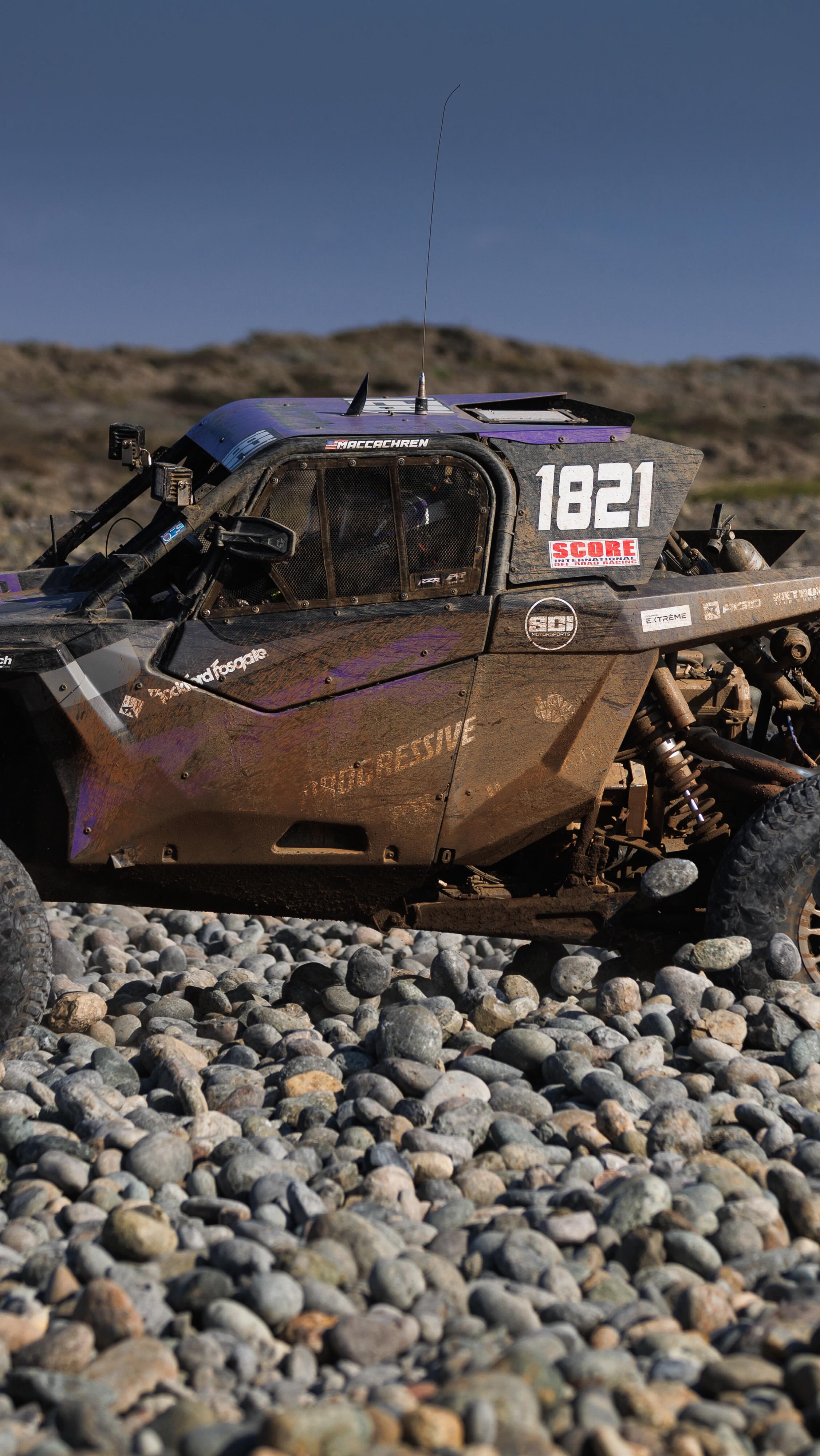 Instagram post by @rzrfactoryracing for BFGoodrich Tires. Caption reads: A deep dive into how we teamed up with....