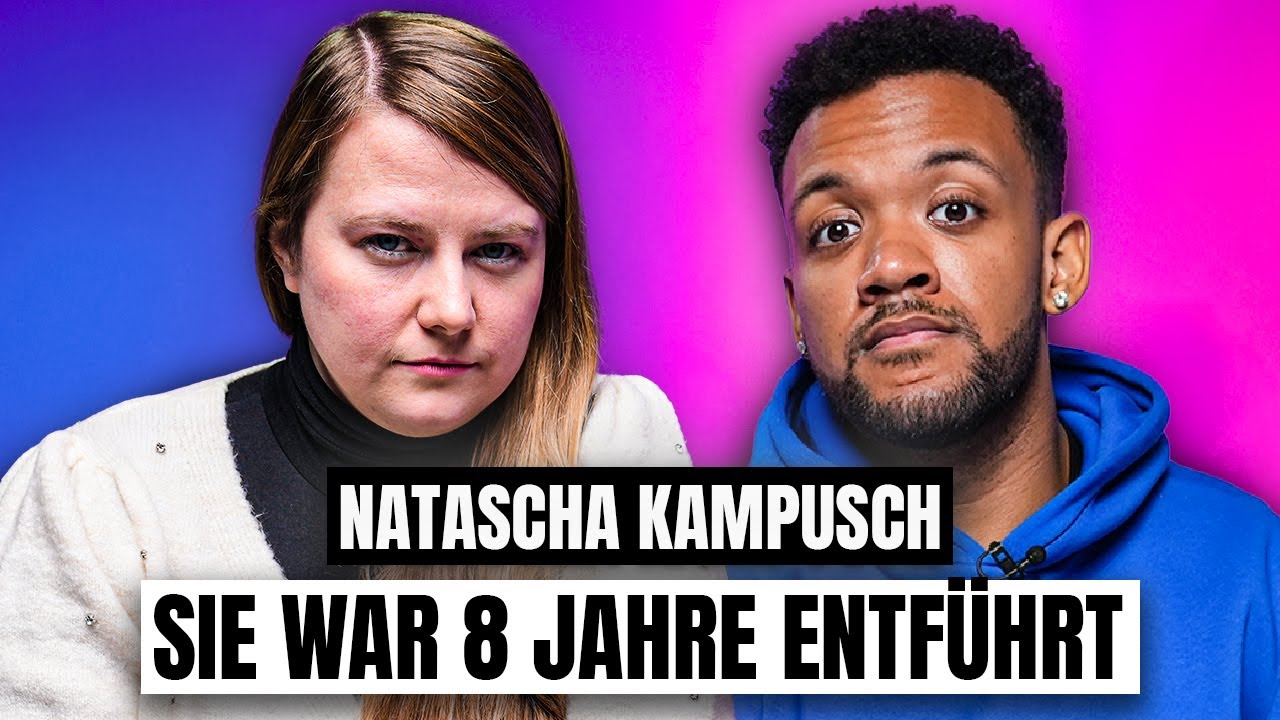 YouTube post by @LeeroyMatata for Audible.de. Caption reads: Natascha Kampusch: I was imprisoned for 3096 days!.