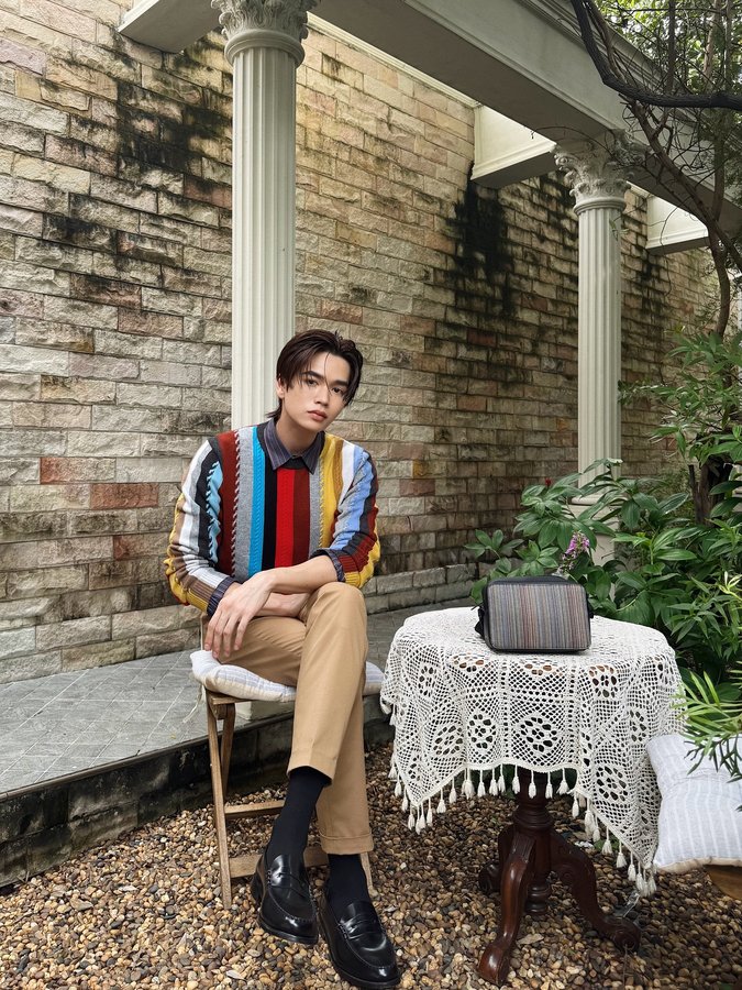 Instagram post by @markjrtn for Paul Smith. Caption reads: Step into the season with Paul Smith Autumn/Winter....