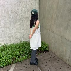 Instagram post by @ooo24_____ for WaKsnap. Caption reads: カラフルなタンクトップがかわいい🌿🟡
#pr #waksnap #waksnappr.