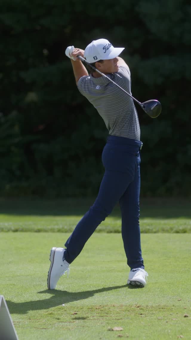 Instagram post by @jackson_koivun for Titleist. Caption reads: We’ll be seeing this swing on the PGA....
