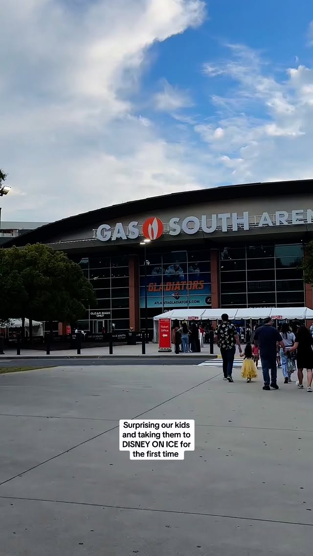 Instagram post by @thepeasefamily__ for Disney On Ice. Caption reads: Thank you for having us @disneyonice ❤️....