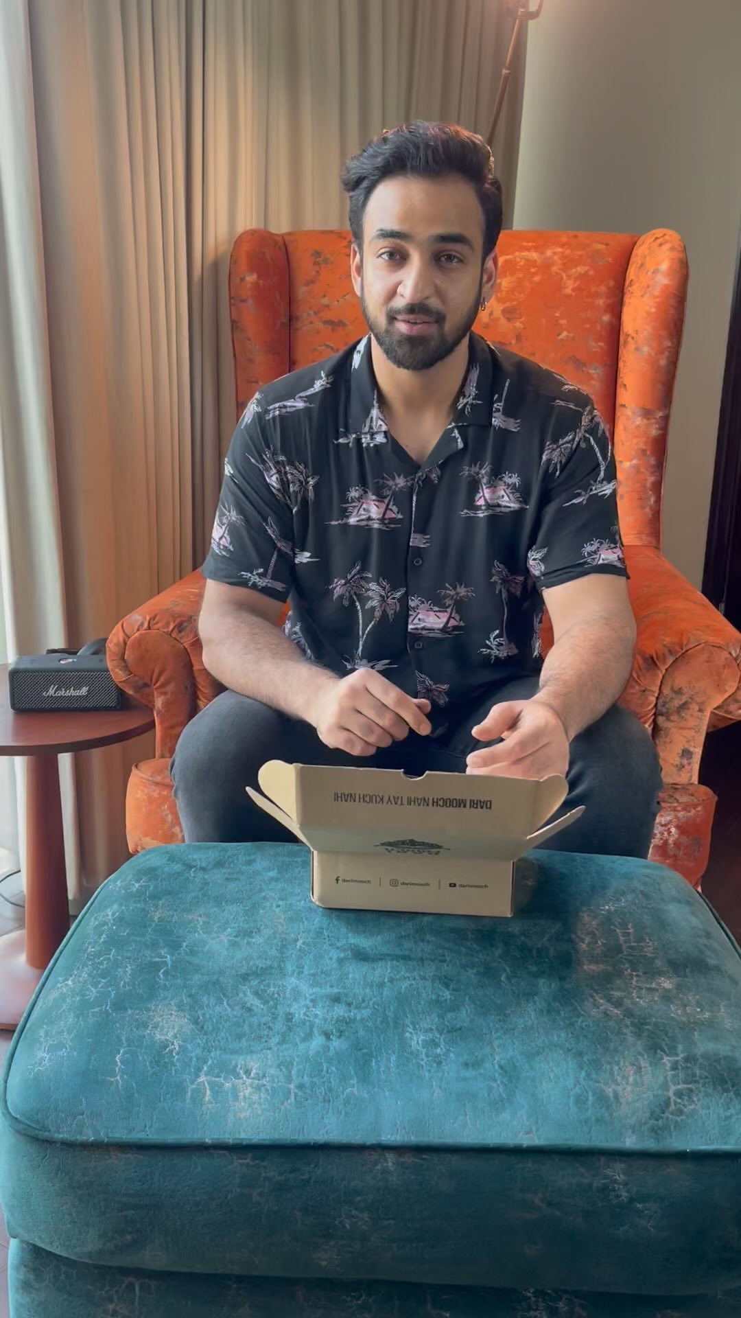 Instagram post by @aghamustafahassan for Dari Mooch. Caption reads: @Darimooch just launched these new zero gas [...].