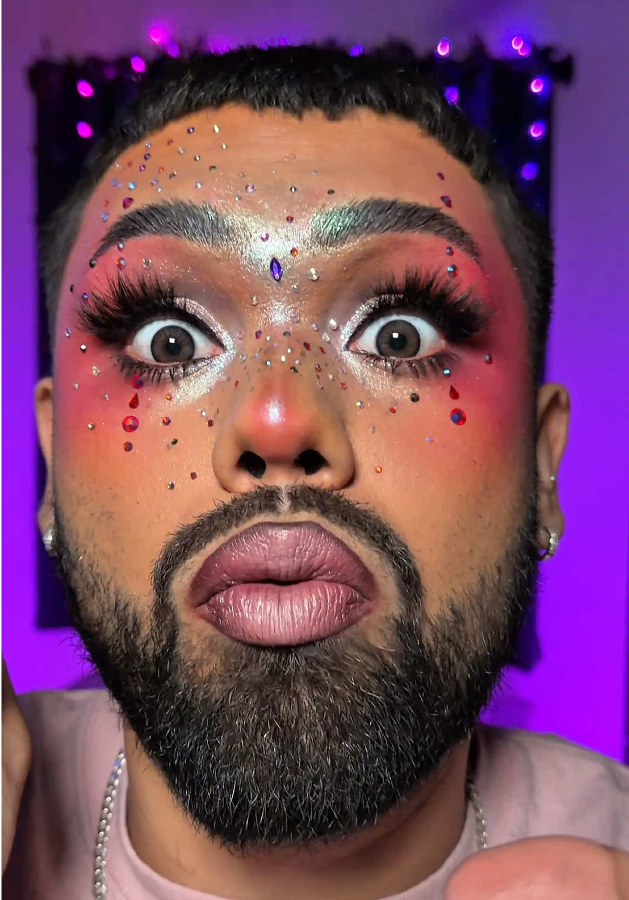 TikTok post by @kristians_makeup1 for GETSTONNED. Caption reads: [...] to whip out ur stones🤠 - using all....