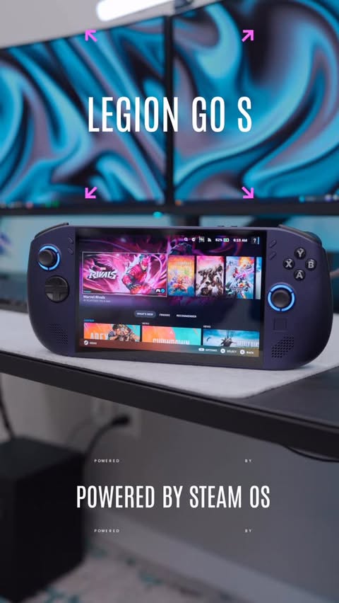 Instagram post by an influencer for Lenovo Legion. Caption reads: [...] spent some time with the @lenovolegion Go S....