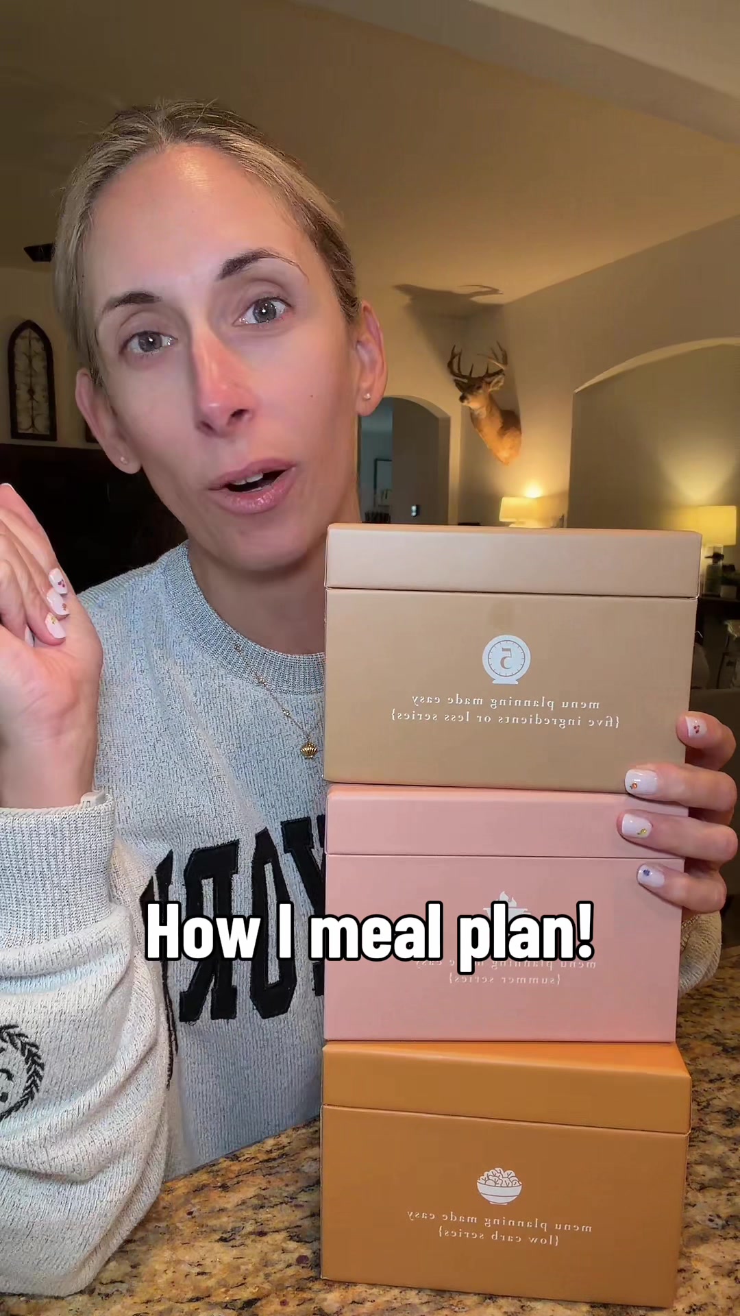 TikTok post by @kristareneethompson for Passionate Penny Pincher Shop. Caption reads: [...] need these recipe boxes from @Passionate....