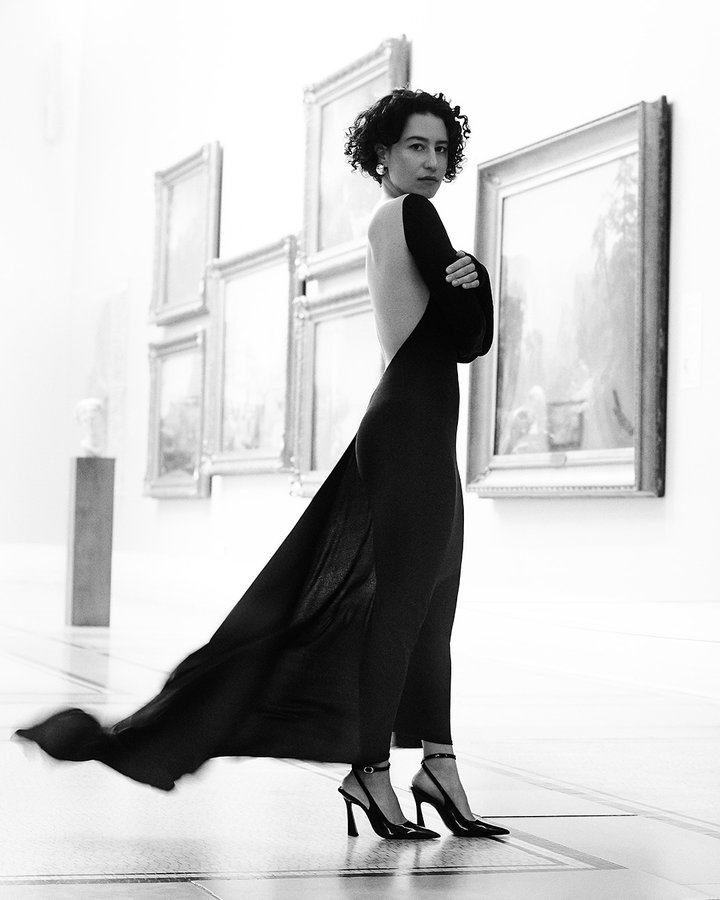 Instagram post by @ilana for STUART WEITZMAN. Caption reads: Stuart Weitzman Fall ‘25 shot by @nedrogers &....