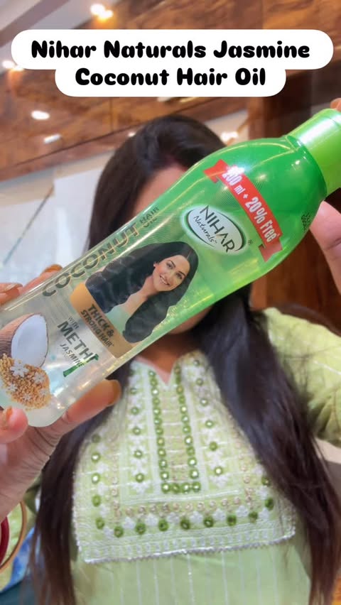 Instagram post by @priya_ka_r for Nihar Naturals. Caption reads: My vibe kind of haircare #ad #paidpartnership....