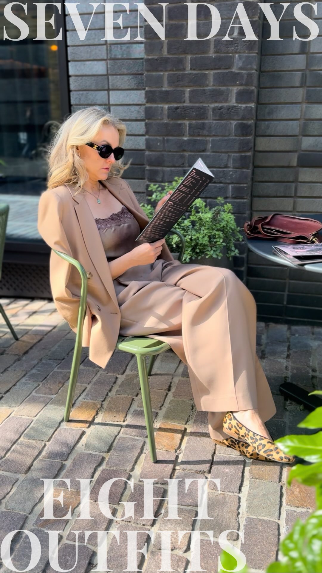 Instagram post by @niesia25 for LilySilk. Caption reads: Seven days and eight outfits with @lilysilk #ad....