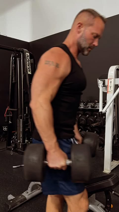 Instagram post by @whitneyreid33_fit for BPI Sports. Caption reads: Friday workout in the @bpisports_official gym....