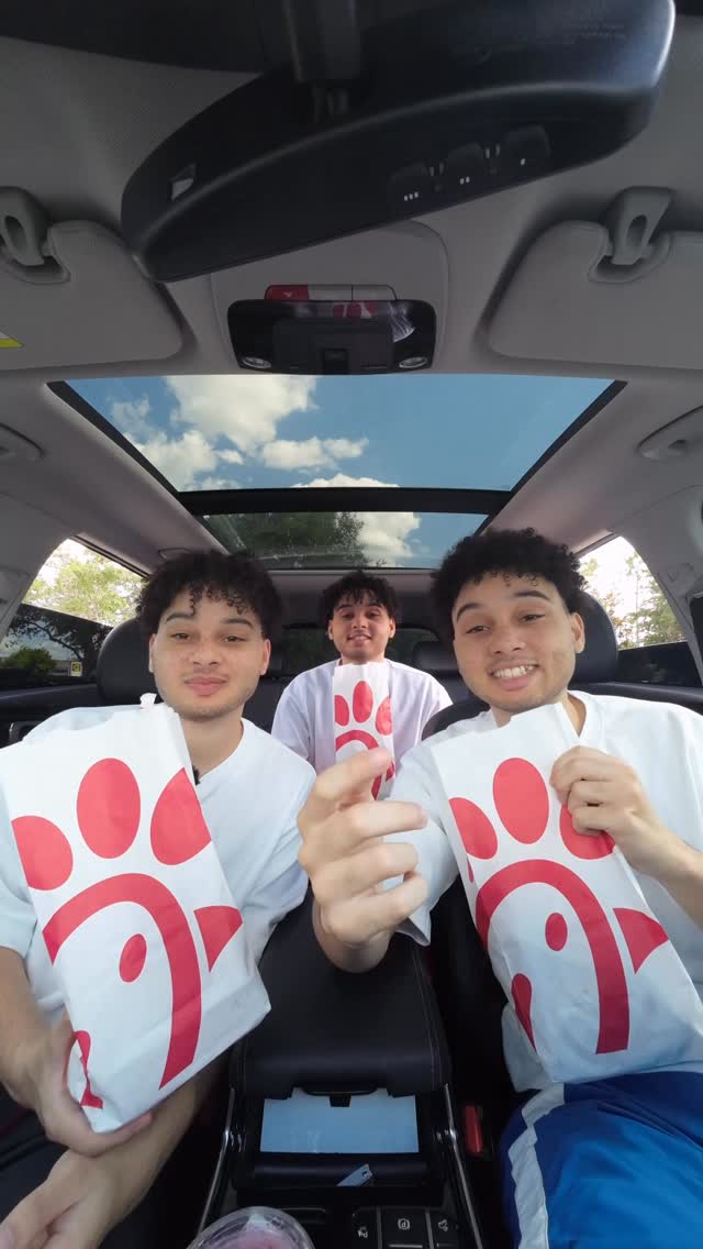 Instagram post by @dripletsofficial for Chick-fil-A. Caption reads: What’s your go to @chickfila order?

#foodie....