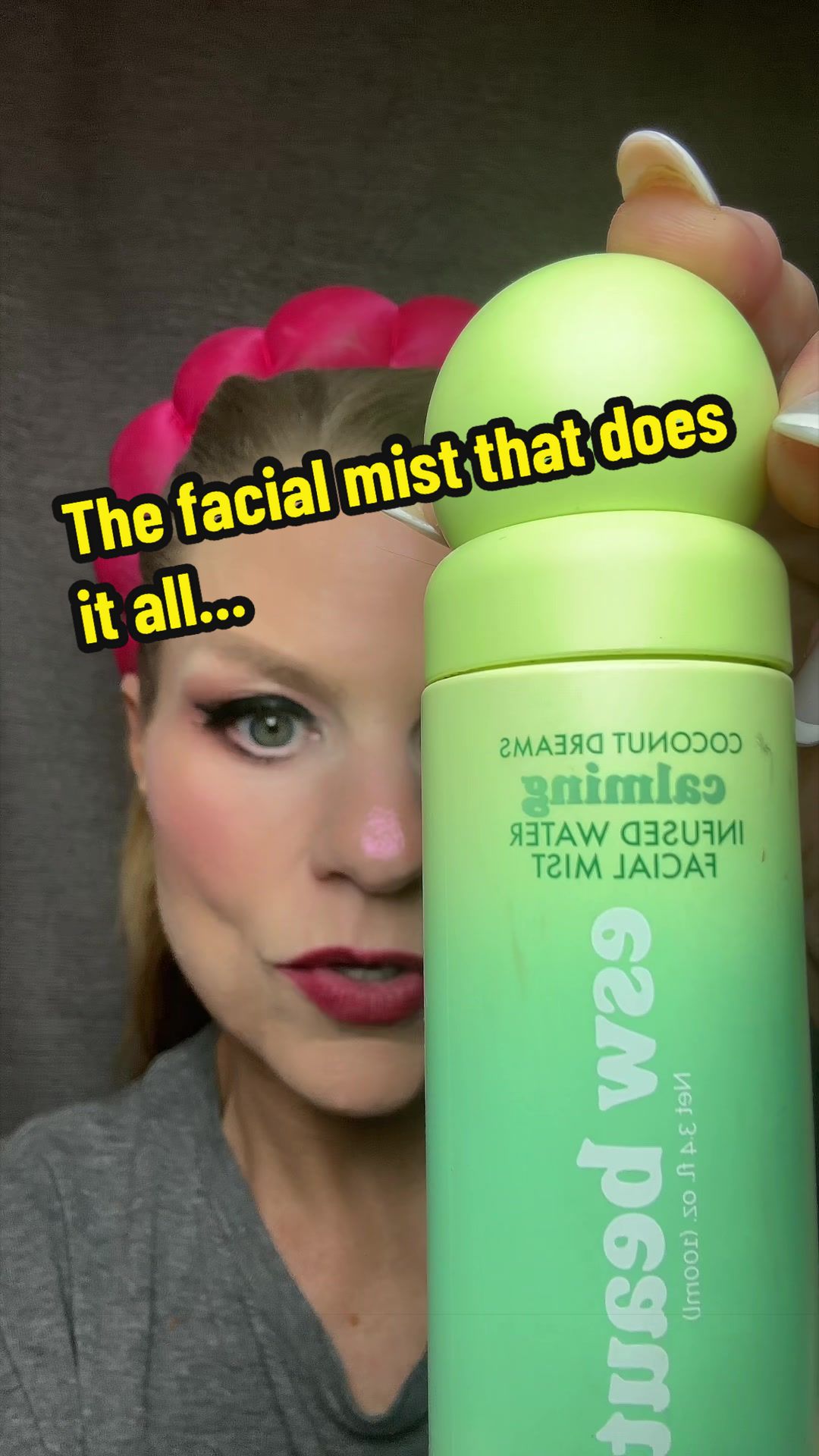 TikTok post by @mklovesmakeup for ESW Beauty. Caption reads: @ESW Beauty a primer, skincare, a refresher, and a....