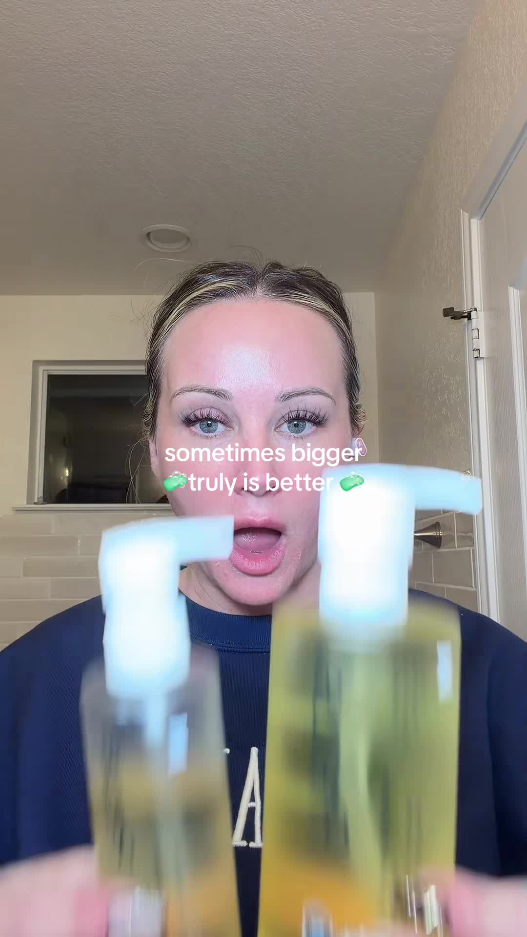 TikTok post by @mirandacorneliusbeauty for Prequel Skin. Caption reads: @Prequelskin gave us a jumbo pre-gleanse. This oil....