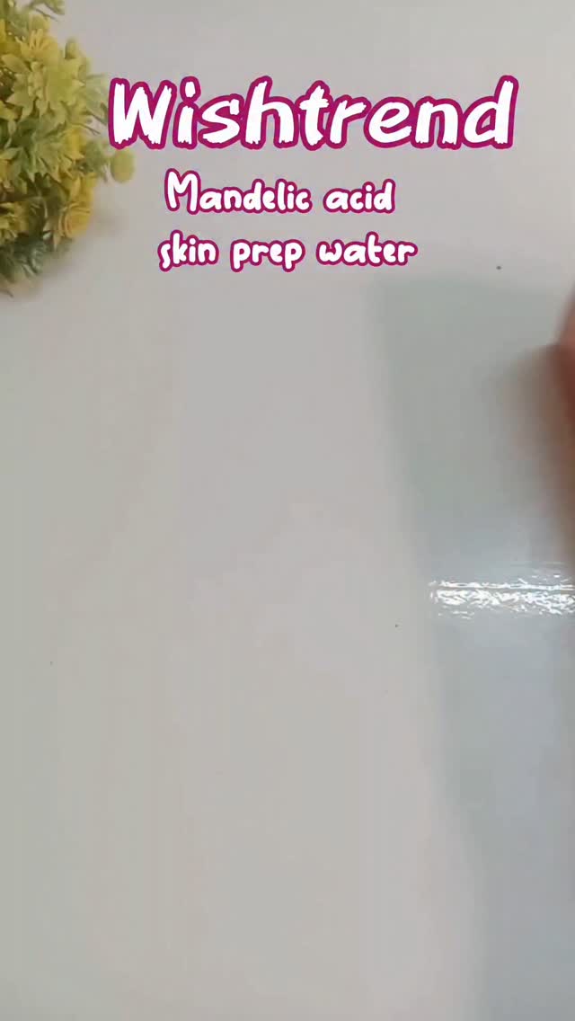Instagram post by @beyon_dmakeup for ByWishtrend. Caption reads: Wishtrend mandelic acid 5% skin prep water....