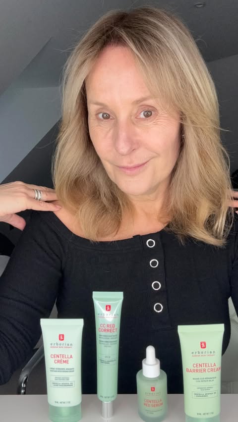 Instagram post by @nadinebaggott for Erborian. Caption reads: [...] CODE THE BEST JUST GOT BETTER The new....