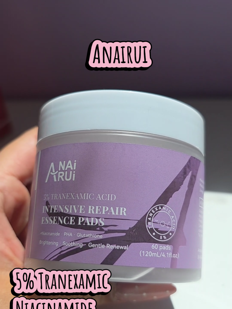 TikTok post by @mebo_girl for ANAIRUI Skin Care. Caption reads: ¿Piel apagada y con manchas?✨️✨️✨️✨️✨️Enlace de la....