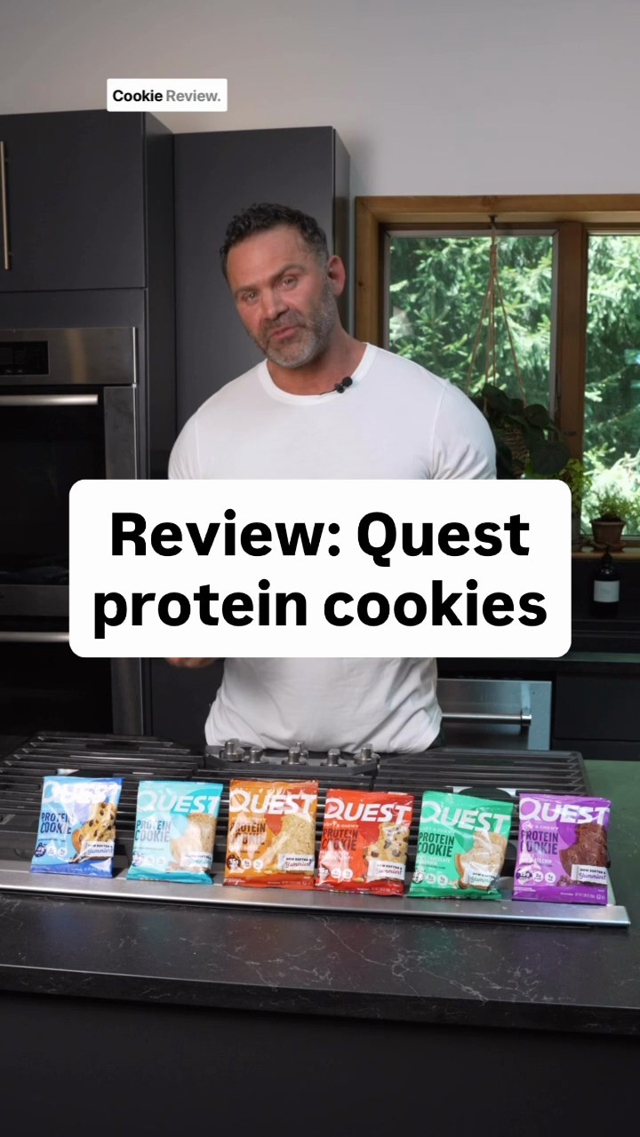 Instagram post by @jacobzemer for Quest Nutrition. Caption reads: Review: @QuestNutrition protein cookies

I’ve....
