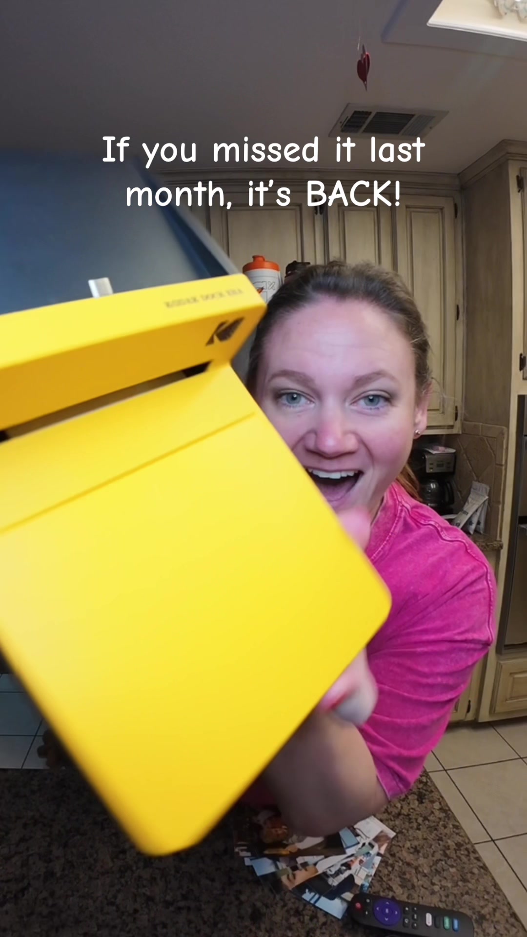 TikTok post by @samantha8535 for Kodak Photo Printer. Caption reads: [...] #tiktokshopcreatorpicks @Kodak Photo Printer.