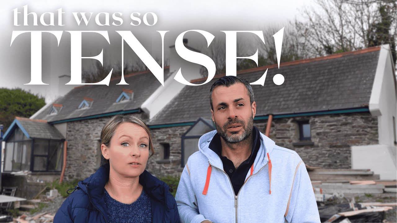 YouTube post by @offgridirishhomestead for BetterHelp. Caption reads: The FINAL PUSH? Our productive (and scary) cottage....