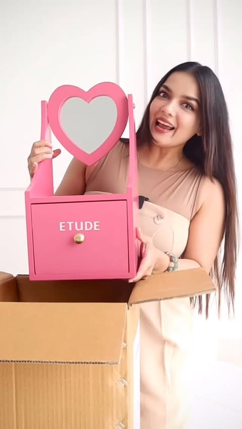 Instagram post by @thecrazychique for Etude House. Caption reads: Got pampered by @etudeindia 💝 what a lovely....