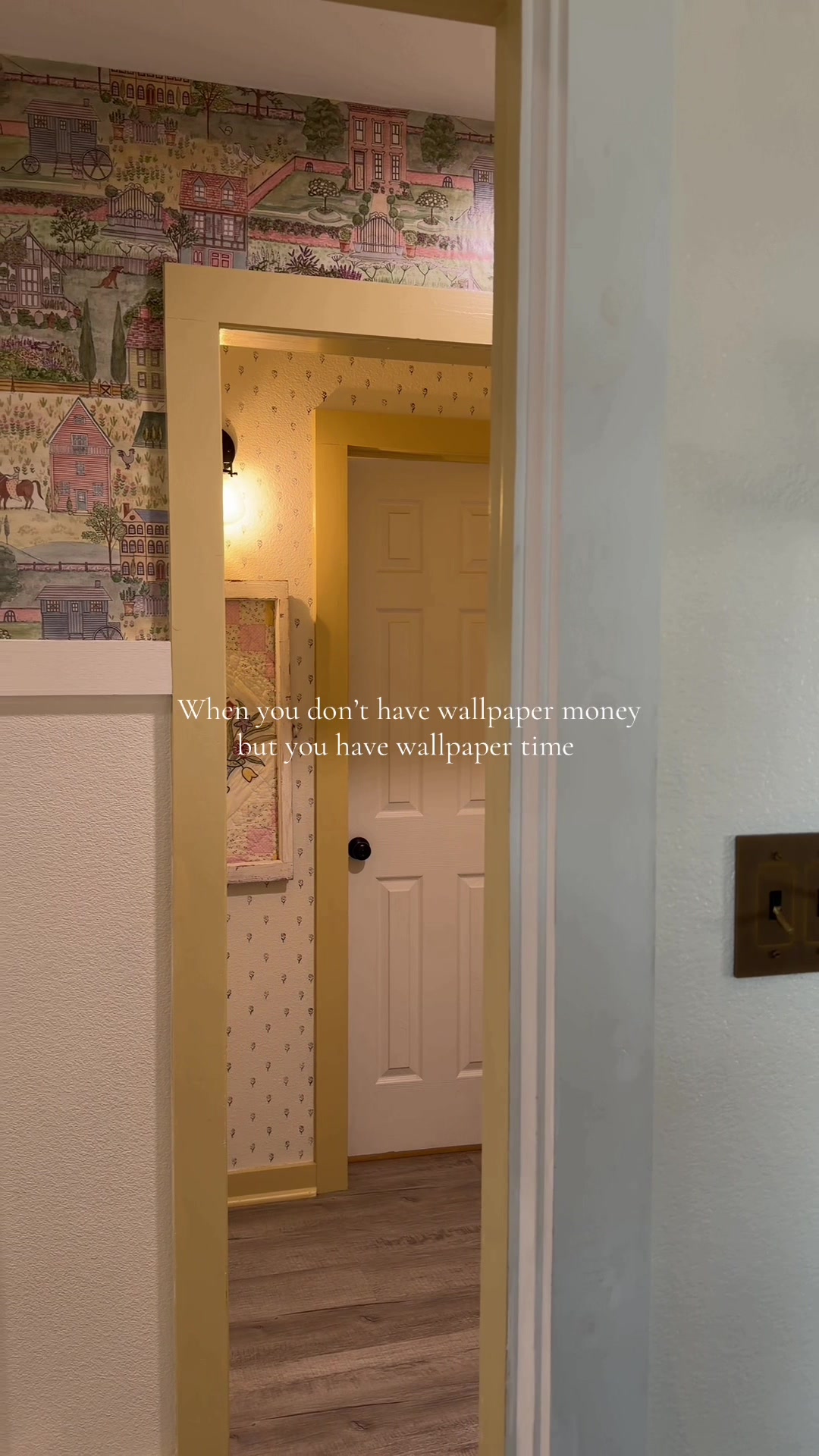 TikTok post by @laceybeckwith for Photowall. Caption reads: The other wallpaper is @Photowall & still my best....