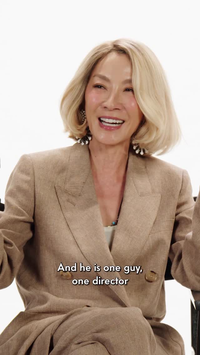 Instagram post by @michelleyeoh_official for Vanity Fair. Caption reads: When @cynthiaerivo and @arianagrande tell you it’s....