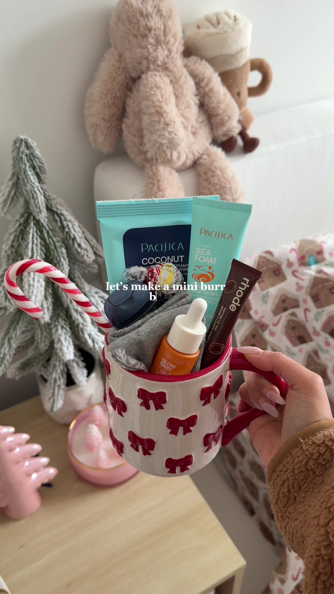 TikTok post by @vanessafaga for Pacifica Beauty. Caption reads: the @pacificabeauty mini’s are the perfect....