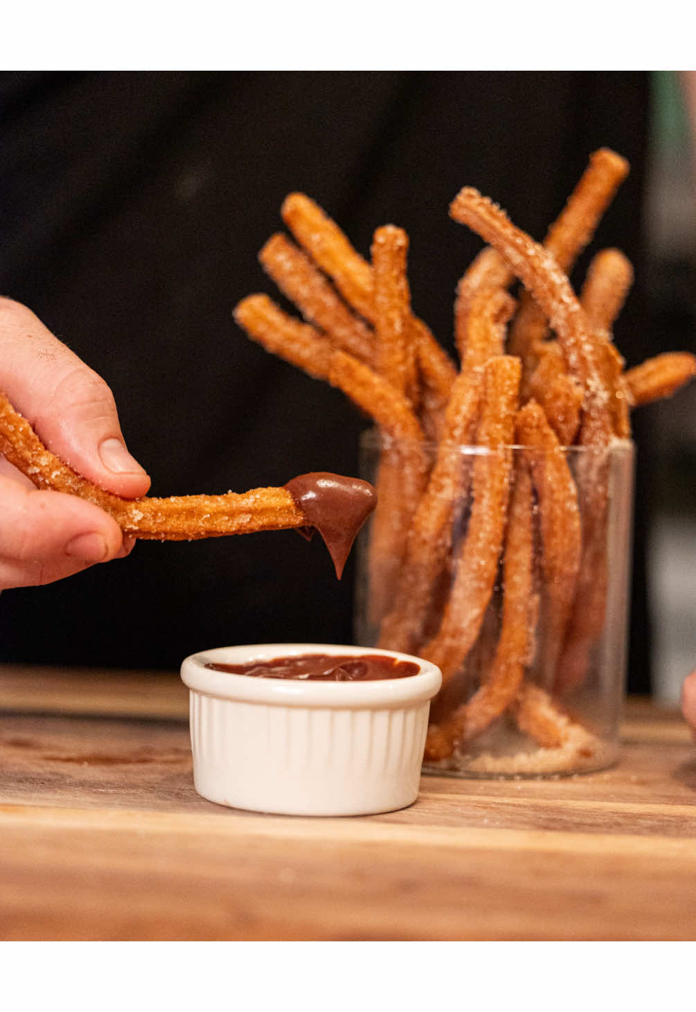 TikTok post by @bengingi for Organic Valley. Caption reads: Some of you like your churros thick, I like mine....