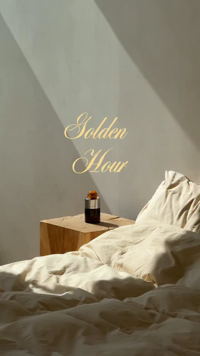 Instagram post by @lozvassallo for Molton Brown. Caption reads: ad. Golden hour stillness wrapped in @moltonbrown....