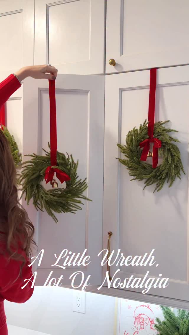Instagram post by @kathrynpackard for Walmart Creator. Caption reads: Comment WREATH for links to be sent to your DMs.....