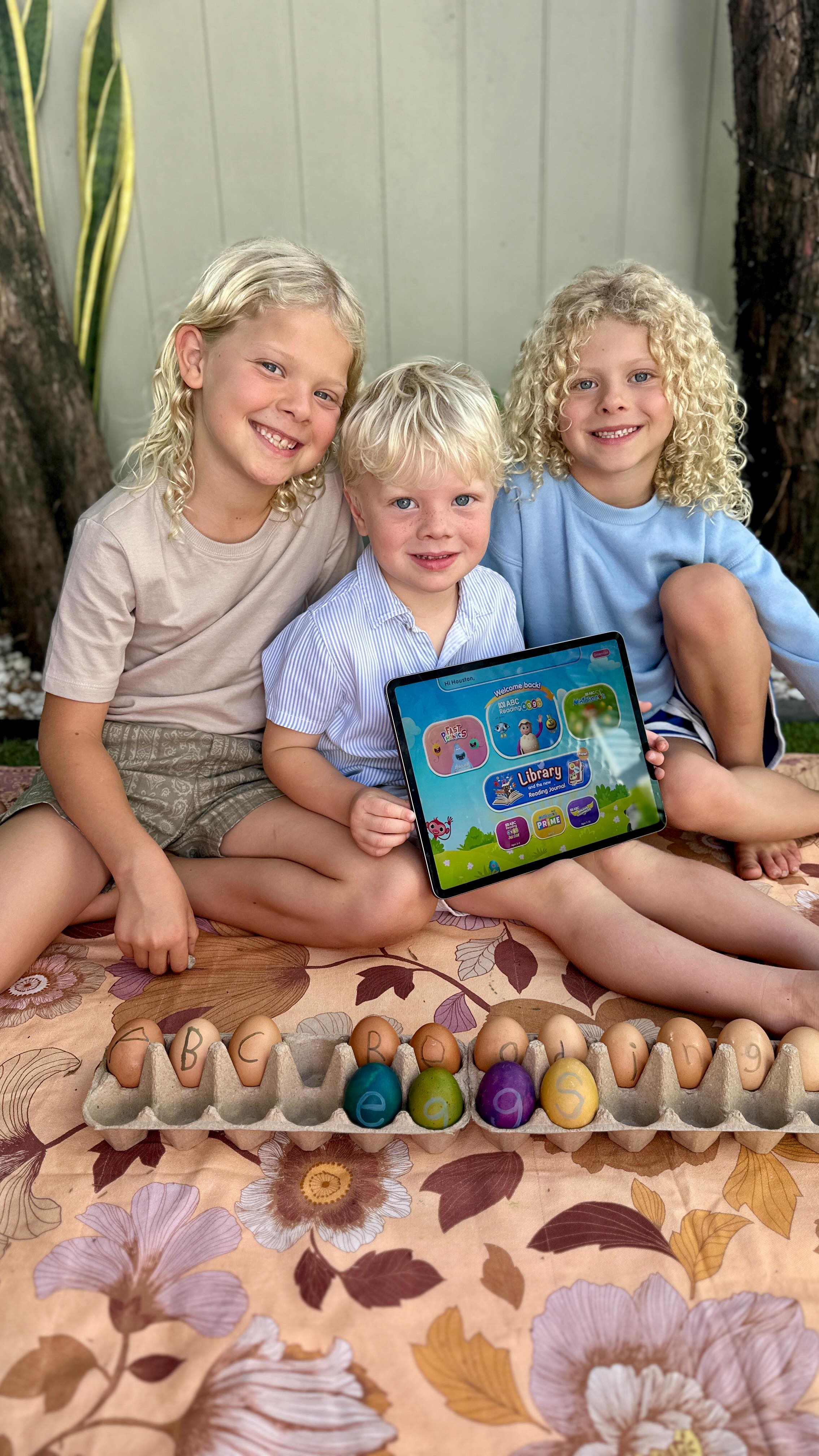 Instagram post by @laurenbrant for Readingeggs. Caption reads: @readingeggs - such a great resource for our....