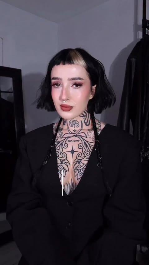 Instagram post by @mimi_almighty for Ask and Embla. Caption reads: what I’m wearing for NYE @askemblastore ⛓️‍💥 use....