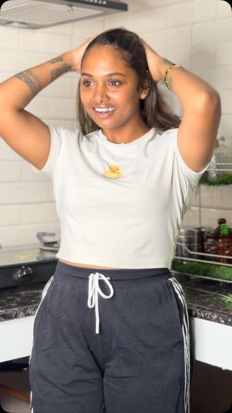 Instagram post by @ammu_priya_official for Lay's. Caption reads: #LaysHotChips #mealswithlays #abababahsuperr [...].