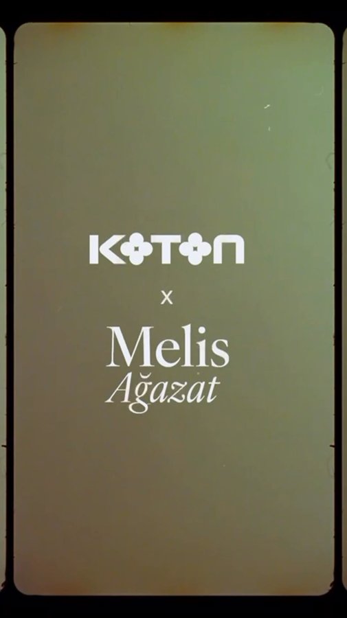 Instagram post by @magazat for Koton. Caption reads: happy to remember again♥️✨⭐️ #melisagazatxkoton....