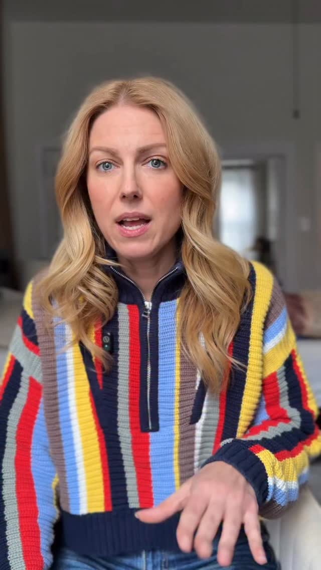 Instagram post by @sarahpribis for STAUD. Caption reads: [...] to be on one of his shows

sweater is....