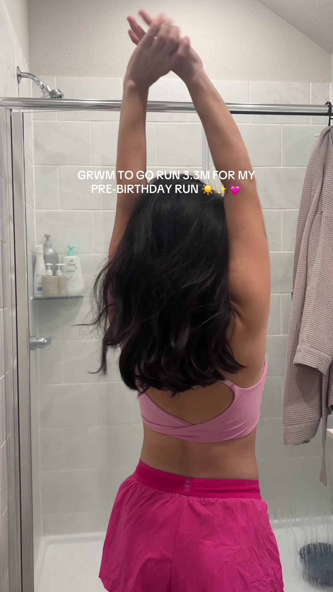 TikTok post by @nancy_hdzz for LSKD. Caption reads: [...] #runningmotivation #birthday @LSKD @Bloom....