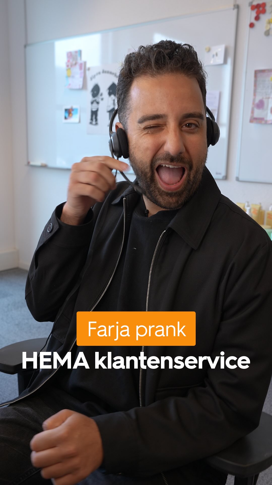 Instagram post by @farjafarvardin for HEMA. Caption reads: HEMA 1 - Farja 0 😏.