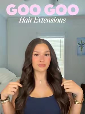 TikTok post by @karsynnmichal for Goo Goo Hair. Caption reads: [...] OBSESSED with how these look! 🤌🏼🩷 @GOO....